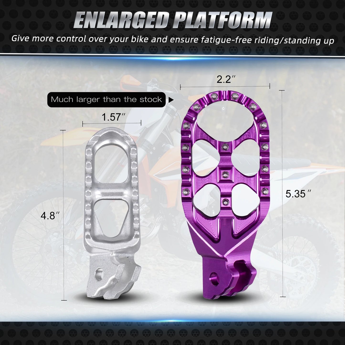 Surron Light Bee X Electric Bike Enlarged Footrest